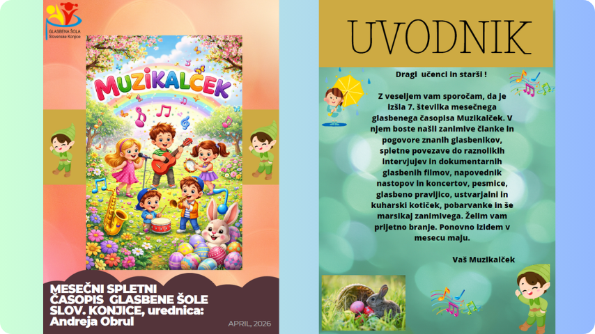 Muzikalček april 2026